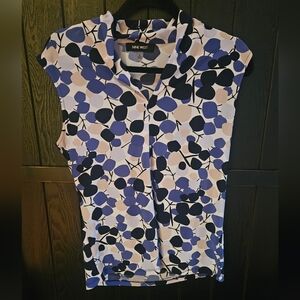 Nine West Floral Print Sleeveless Top